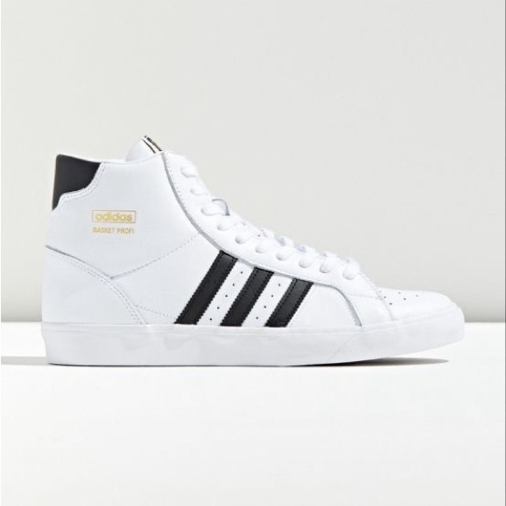 Adidas White and Black High-Tops
